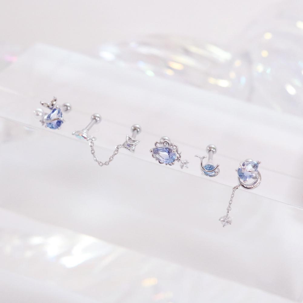 Blurian ピアッシング Piercing bling moon