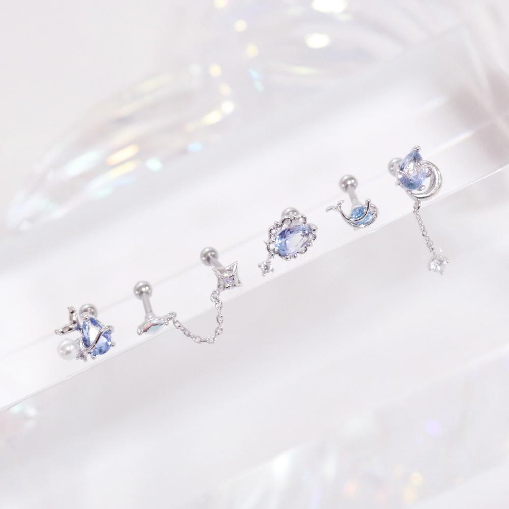 Blurian ピアッシング Piercing bling moon