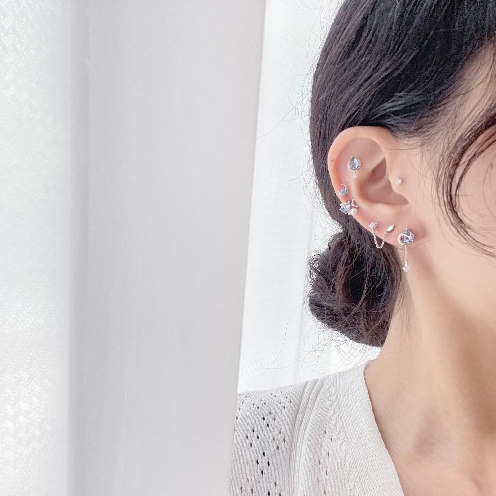 Blurian ピアッシング Piercing bling moon
