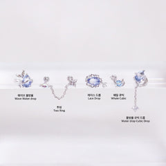 Blurian ピアッシング Piercing bling moon