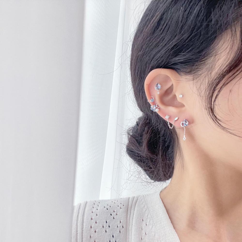Blurian ピアッシング Piercing bling moon