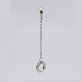 ボリュームチェーン連結リングピアス Piercing 10000won