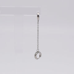 ボリュームチェーン連結リングピアス Piercing 10000won