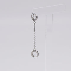 ボリュームチェーン連結リングピアス Piercing 10000won