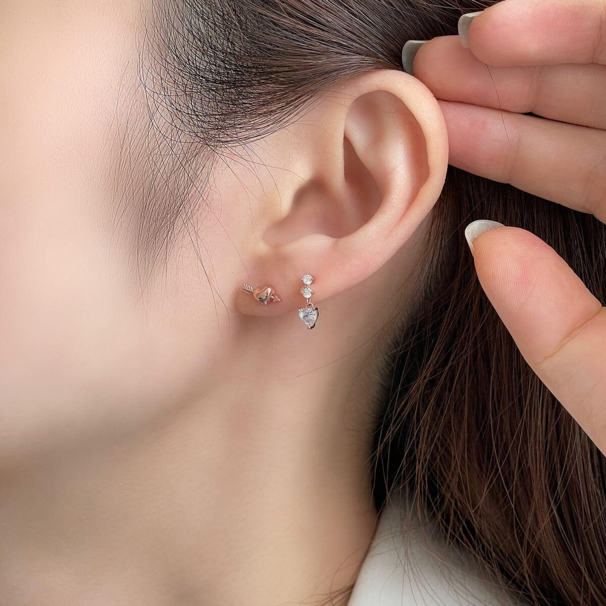 ボリュームハート キューピット ピアッシング Piercing 10000won
