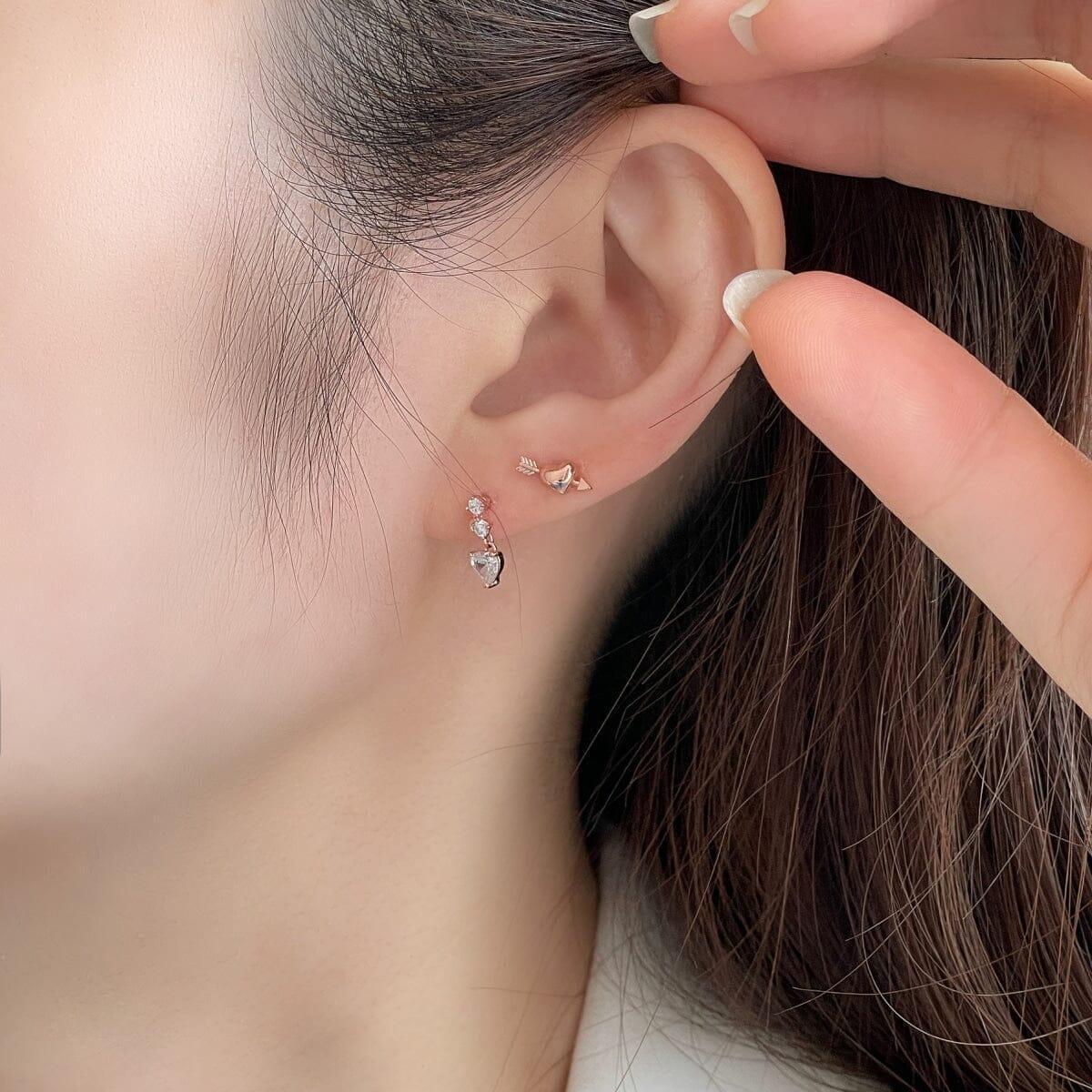 ボリュームハート キューピット ピアッシング Piercing 10000won