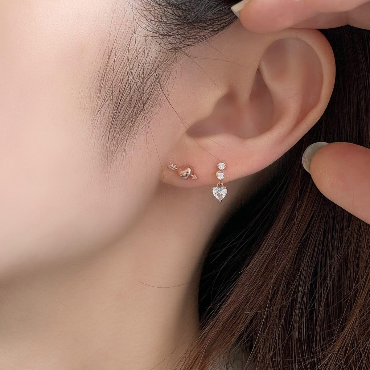 ボリュームハート キューピット ピアッシング Piercing 10000won