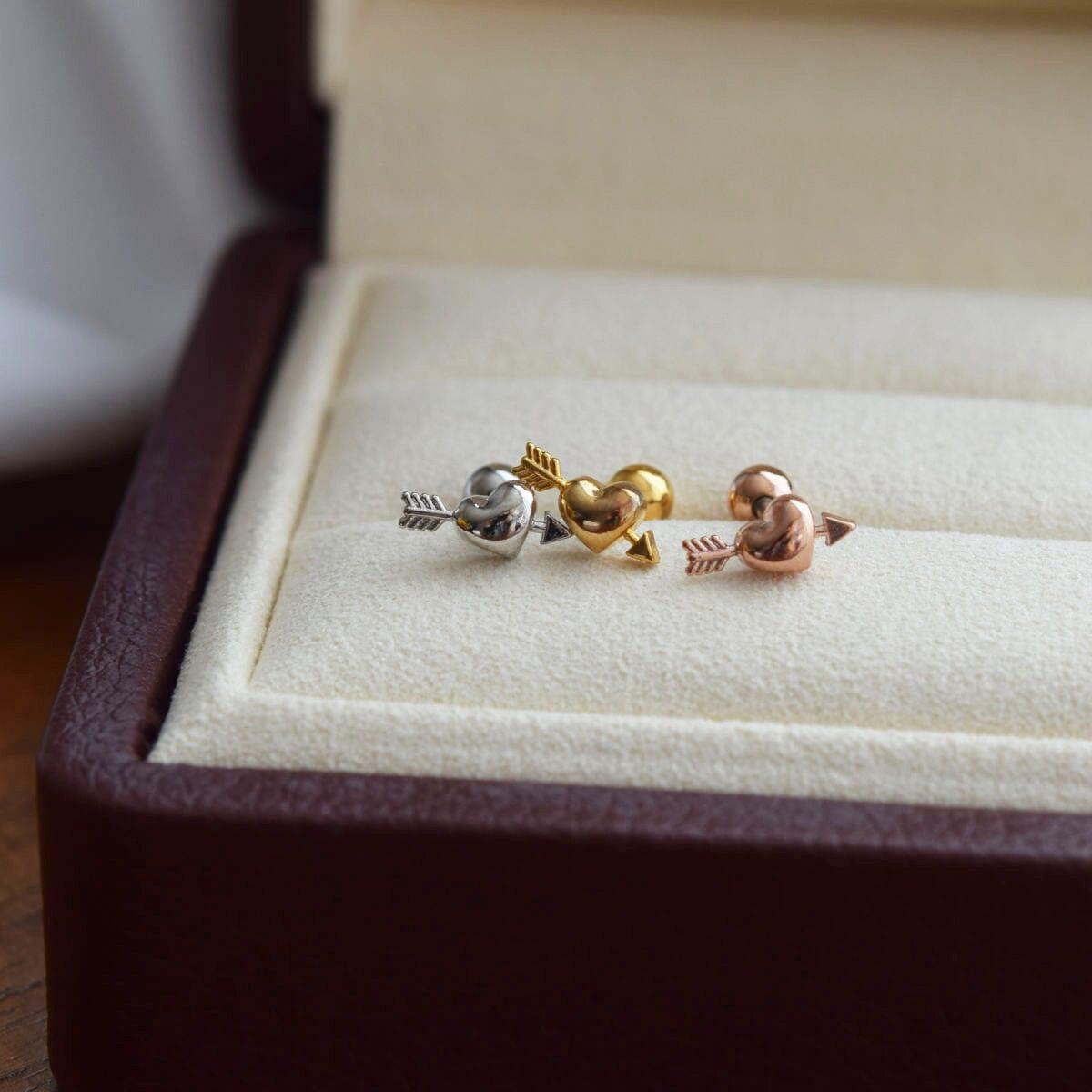 ボリュームハート キューピット ピアッシング Piercing 10000won