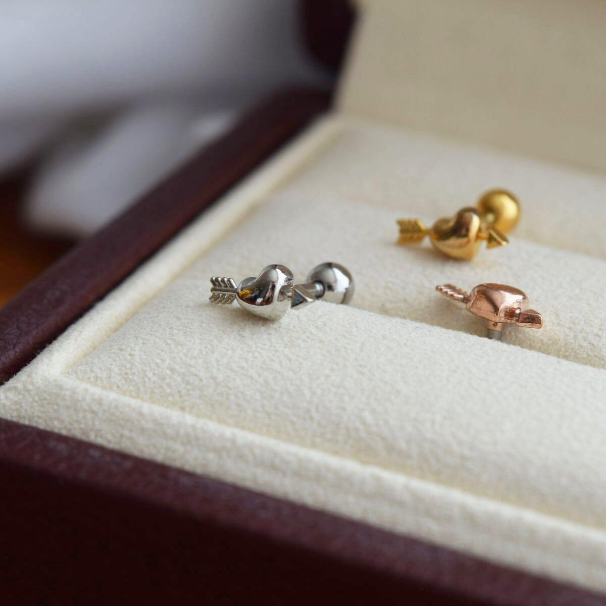 ボリュームハート キューピット ピアッシング Piercing 10000won