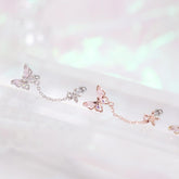 Bright Butterfly Two Ring ピアッシング Piercing bling moon