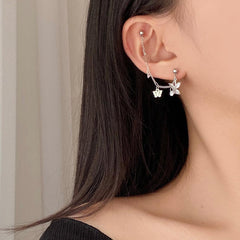 Brilliant Butterfly Two Pin ピアッシング Piercing bling moon