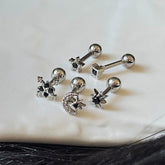 ブラック・スパークリング・ピアッシング Piercing younglong-seoul