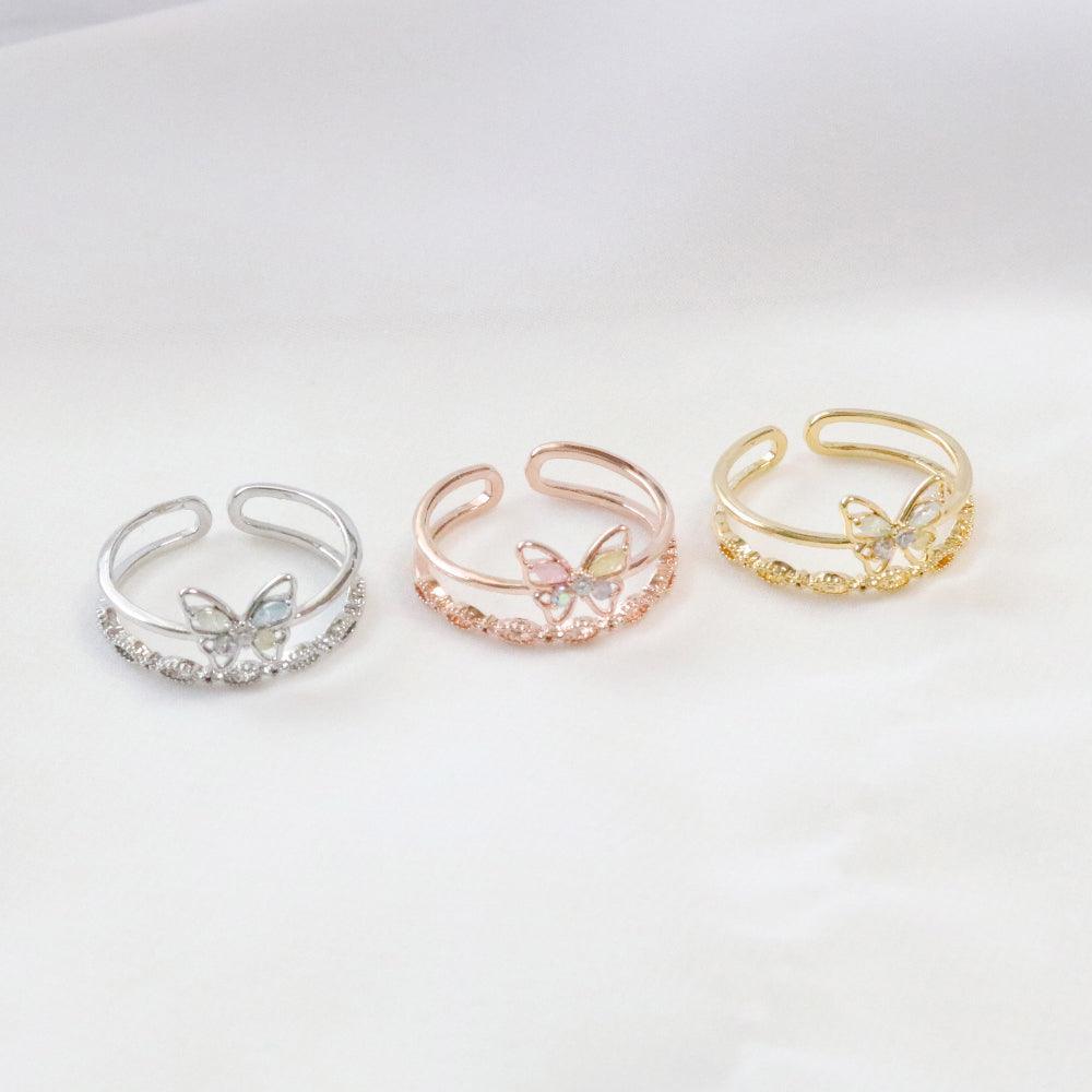 Candy Butterfly リング ring bling moon