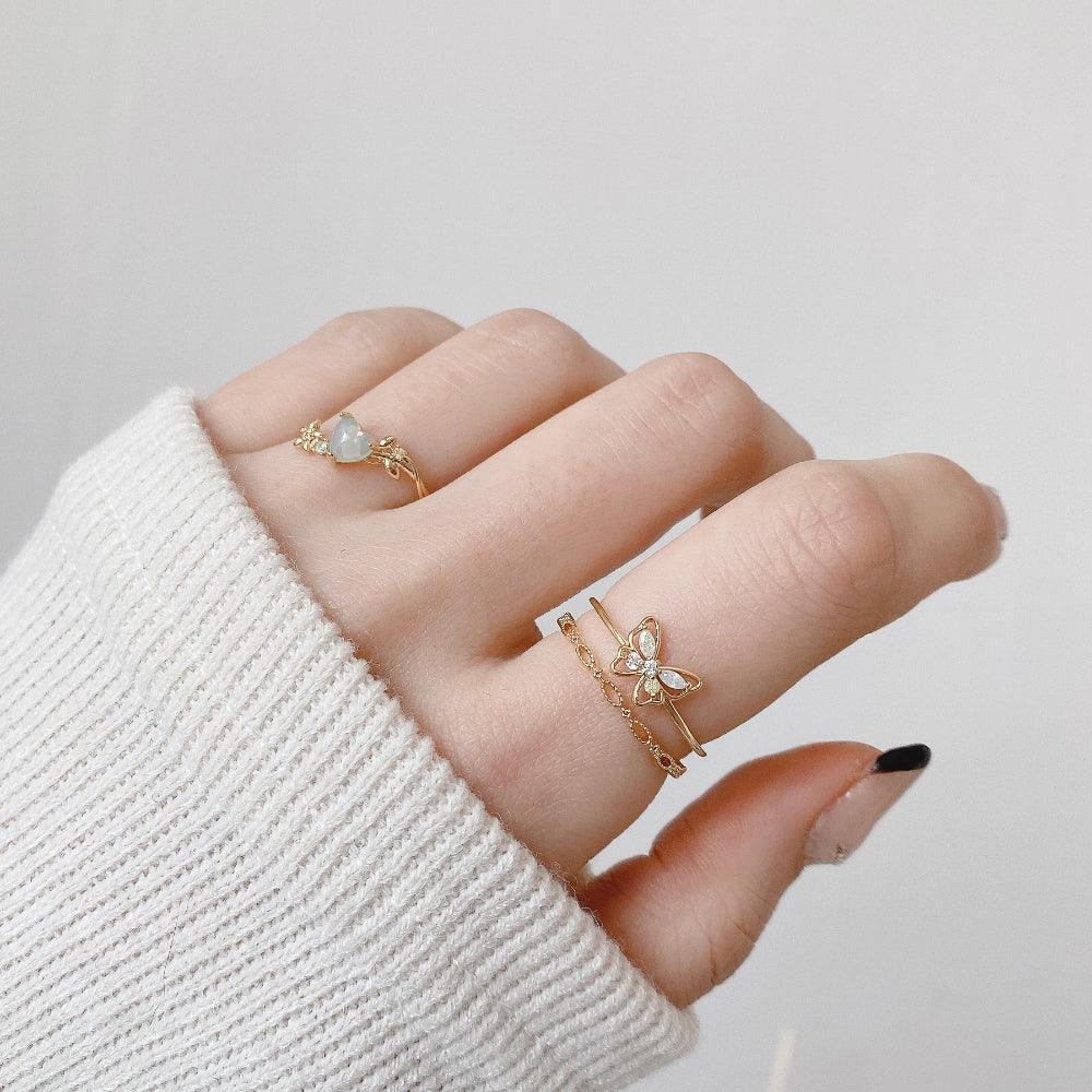 Candy Butterfly リング ring bling moon