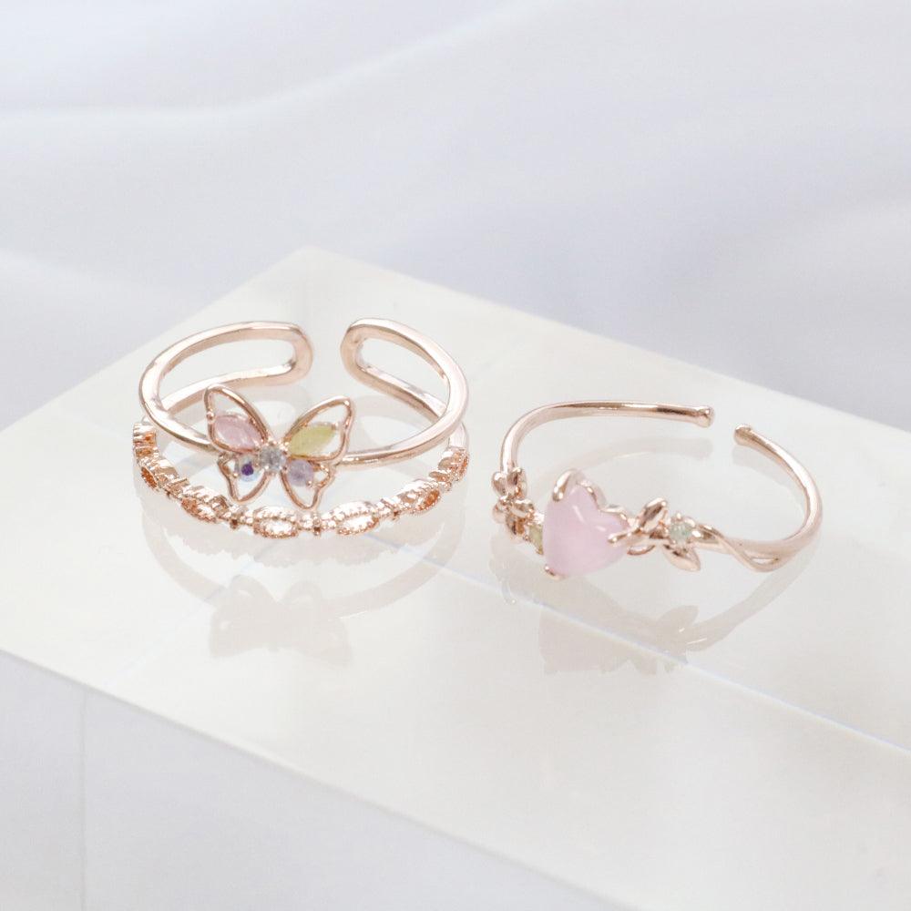 Candy Butterfly リング ring bling moon 