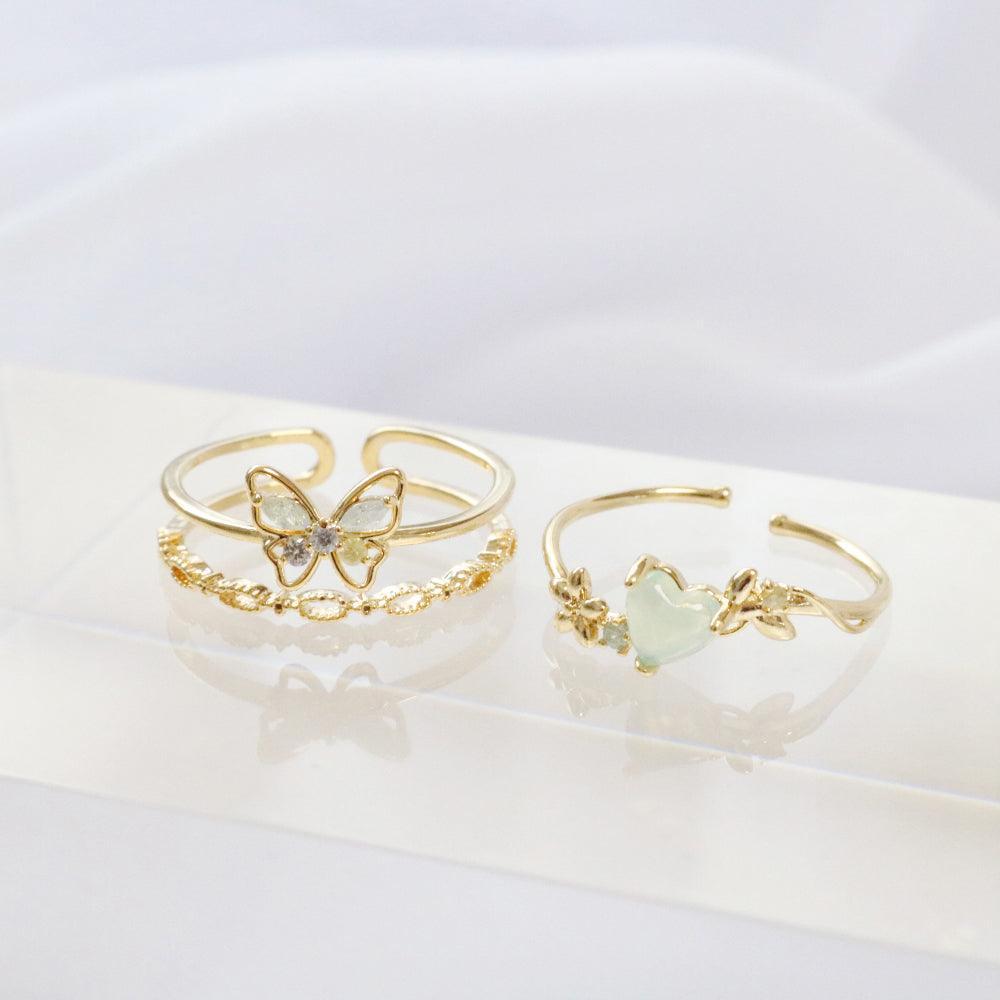 Candy Butterfly リング ring bling moon
