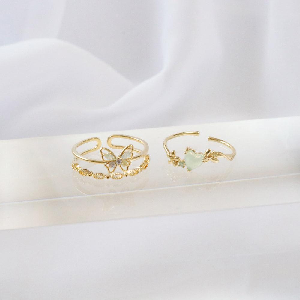 Candy Butterfly リング ring bling moon