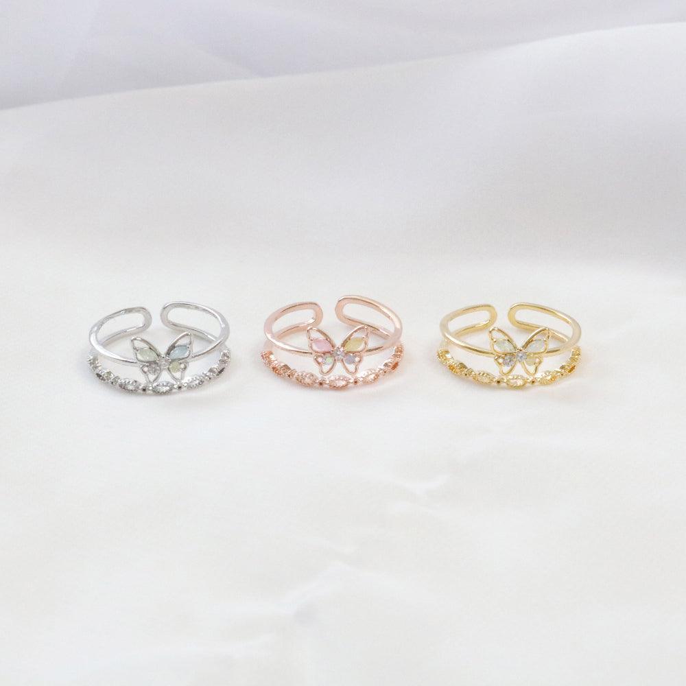Candy Butterfly リング ring bling moon