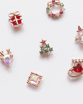 Christmas (ピアス/ピアッシング) Piercing bling moon