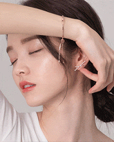 Cross Square ピアス Earrings soo&soo