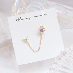 Crown Heart Two Ring ピアッシング Piercing bling moon