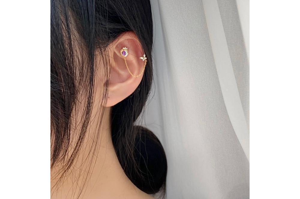 Crown Heart Two Ring ピアッシング Piercing bling moon