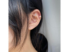 Crown Heart Two Ring ピアッシング Piercing bling moon