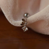 ダブル バタフライ ドロップ ピアッシング Piercing 10000won