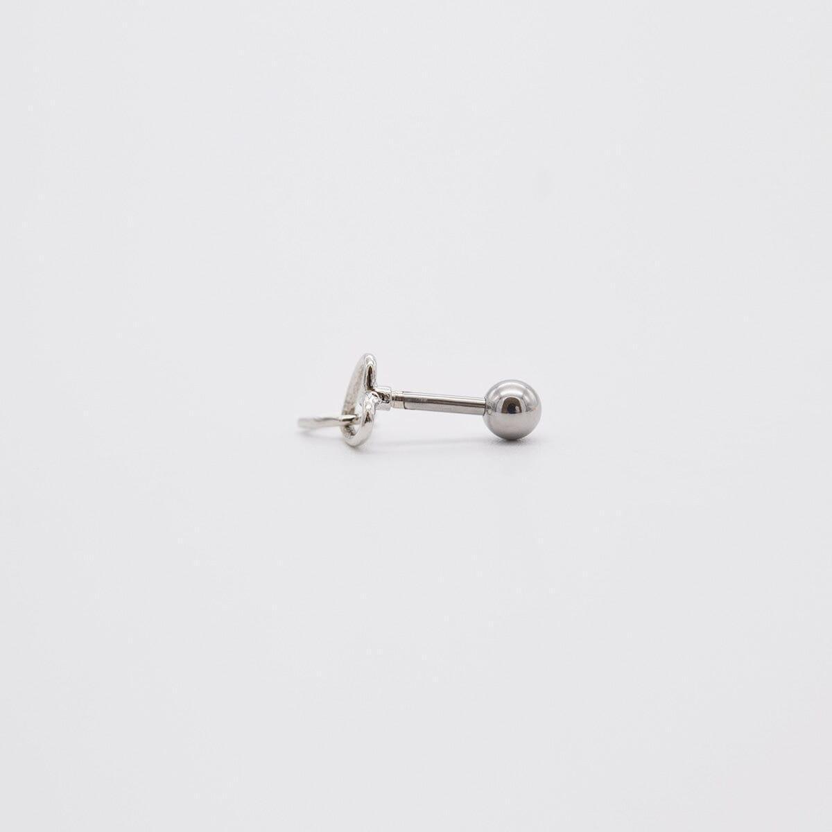 ダブルハートラインドロップ ピアッシング Piercing 10000won