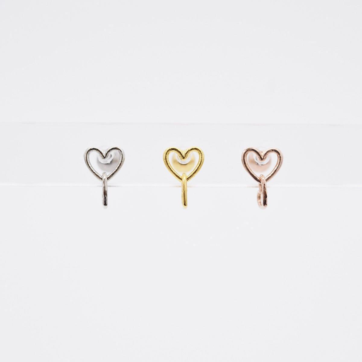 ダブルハートラインドロップ ピアッシング Piercing 10000won