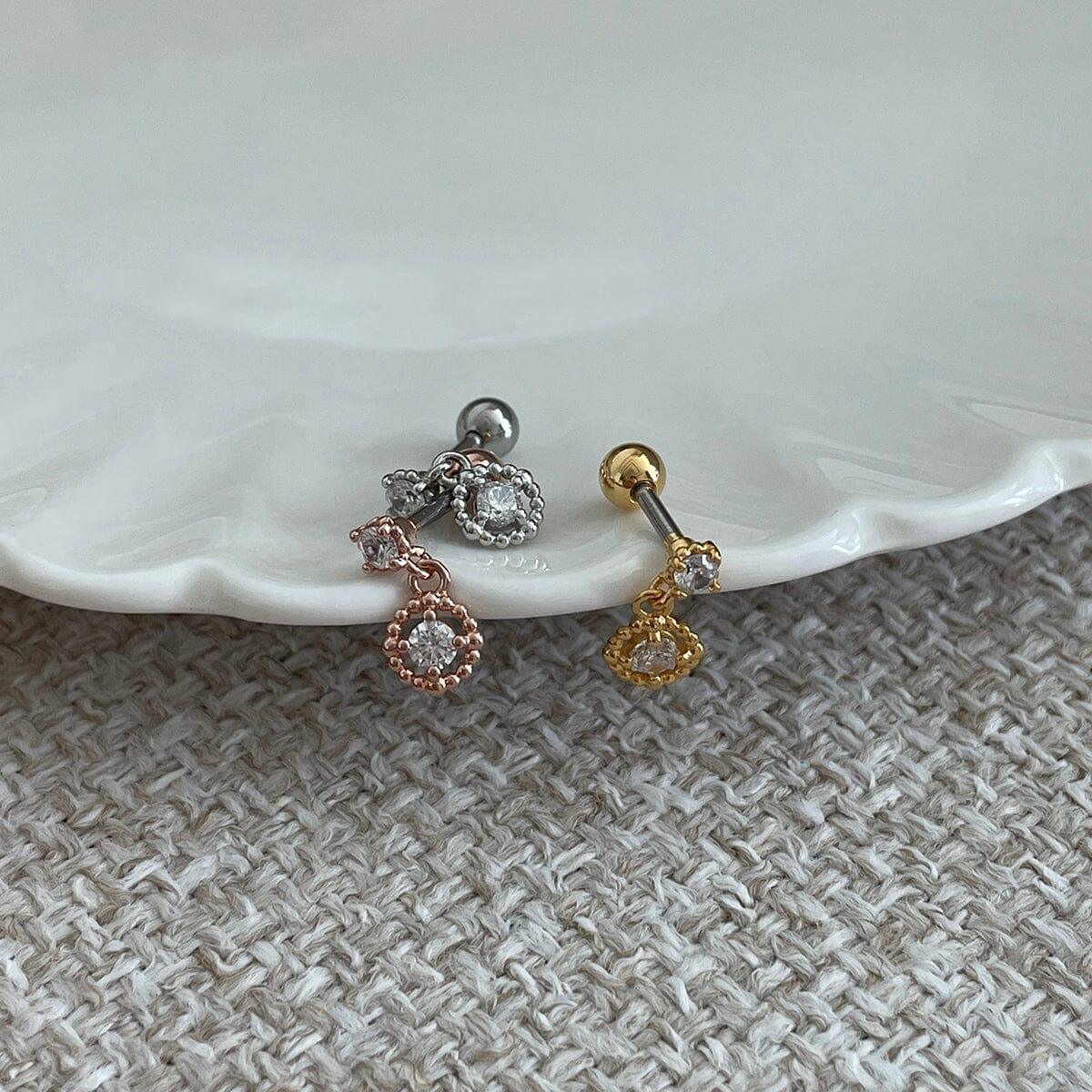 ドットラインキュービック ピアッシング Piercing 10000won