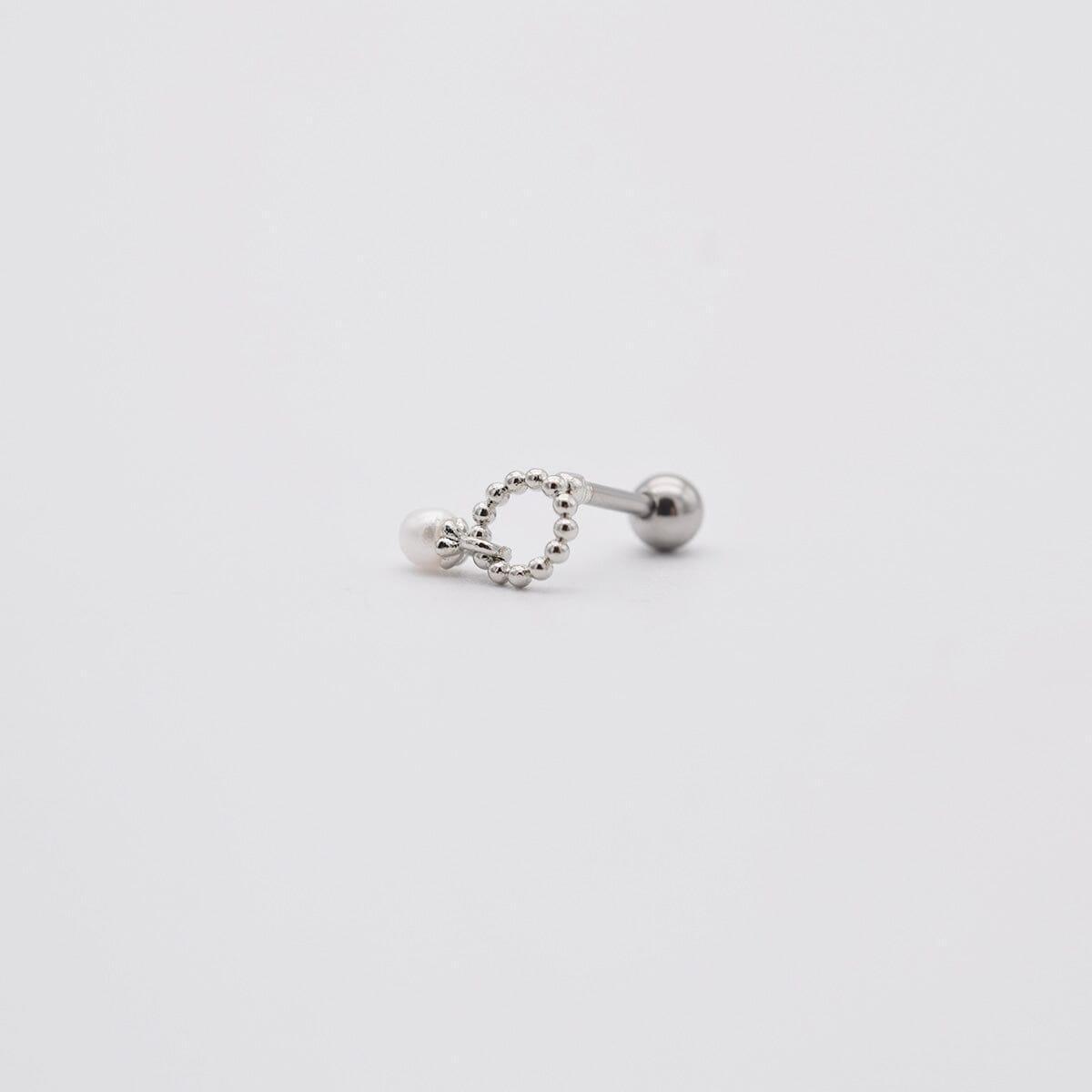 ドットリング 3ミリ真珠ドロップ ピアッシング Piercing 10000won