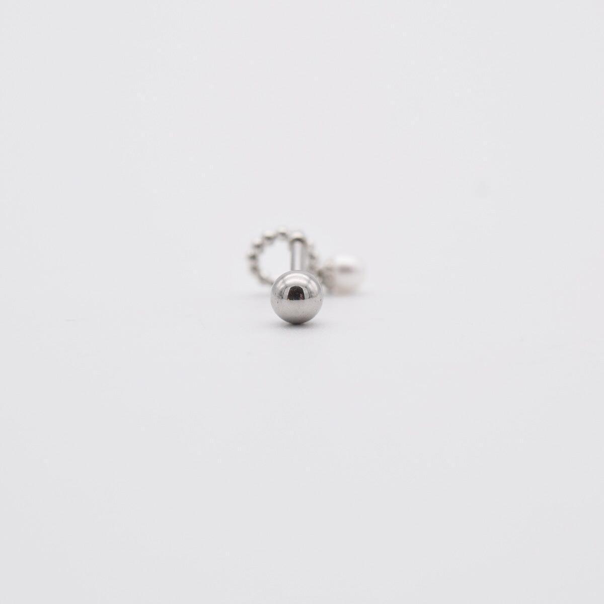 ドットリング 3ミリ真珠ドロップ ピアッシング Piercing 10000won