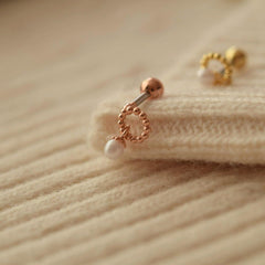 ドットリング 3ミリ真珠ドロップ ピアッシング Piercing 10000won