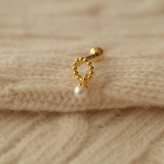 ドットリング 3ミリ真珠ドロップ ピアッシング Piercing 10000won