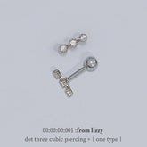 ドットスリーキュービックピアッシング Piercing from lizzy