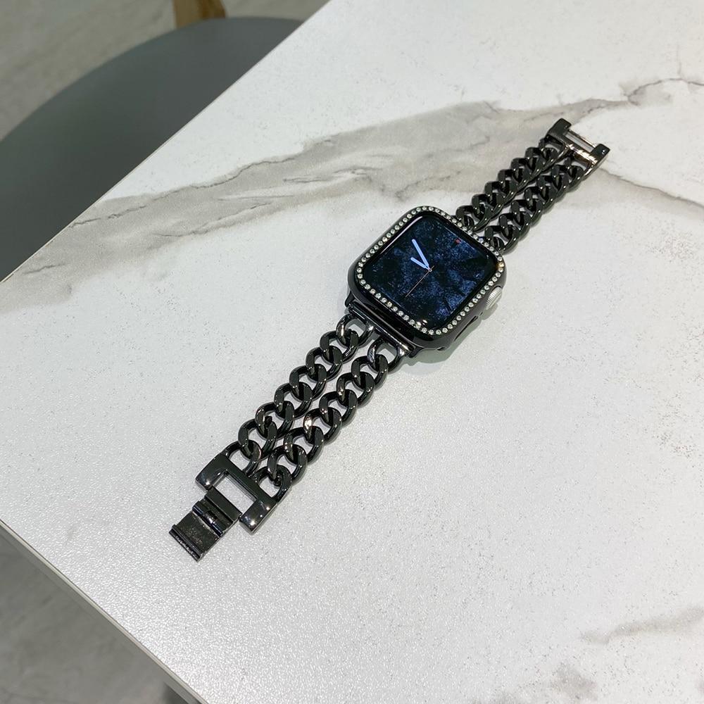 DoubleRowデニムチェーンストラップ Apple watch apple watch バンド givgiv