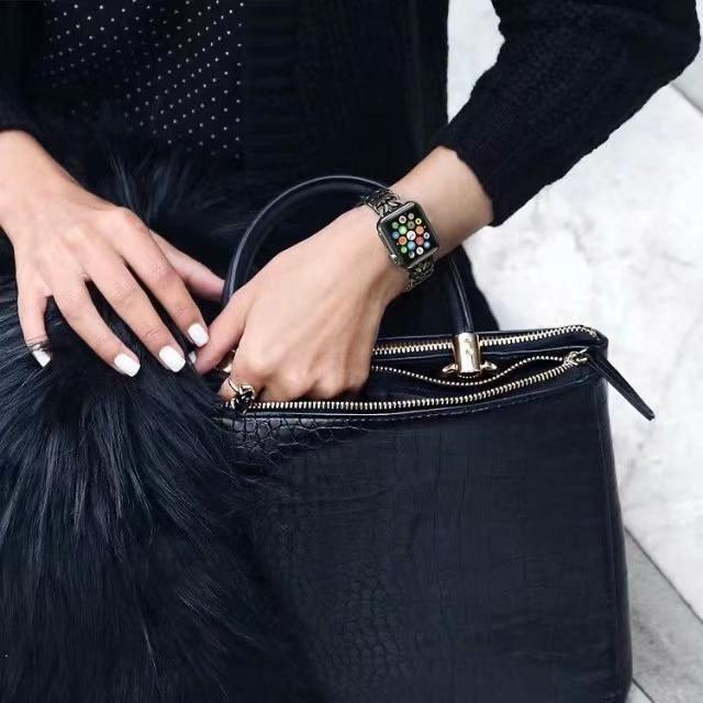 DoubleRowデニムチェーンストラップ Apple watch apple watch バンド givgiv