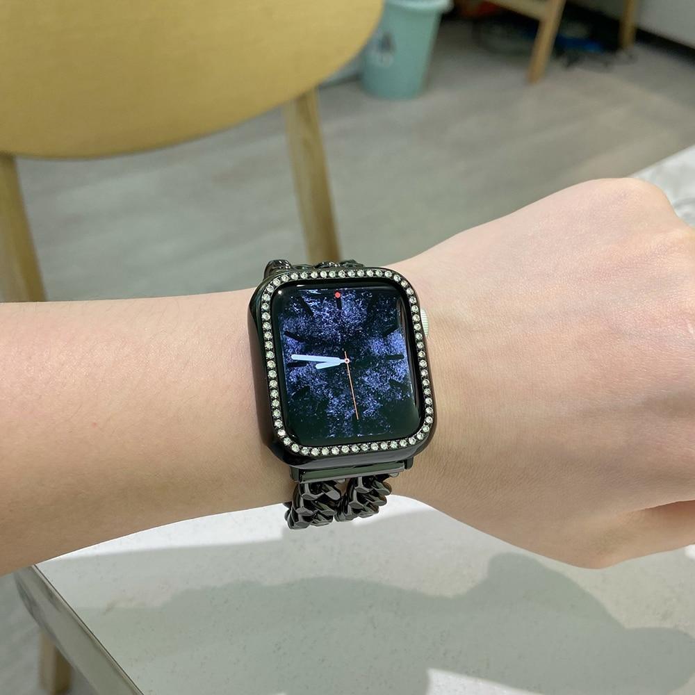 DoubleRowデニムチェーンストラップ Apple watch apple watch バンド givgiv