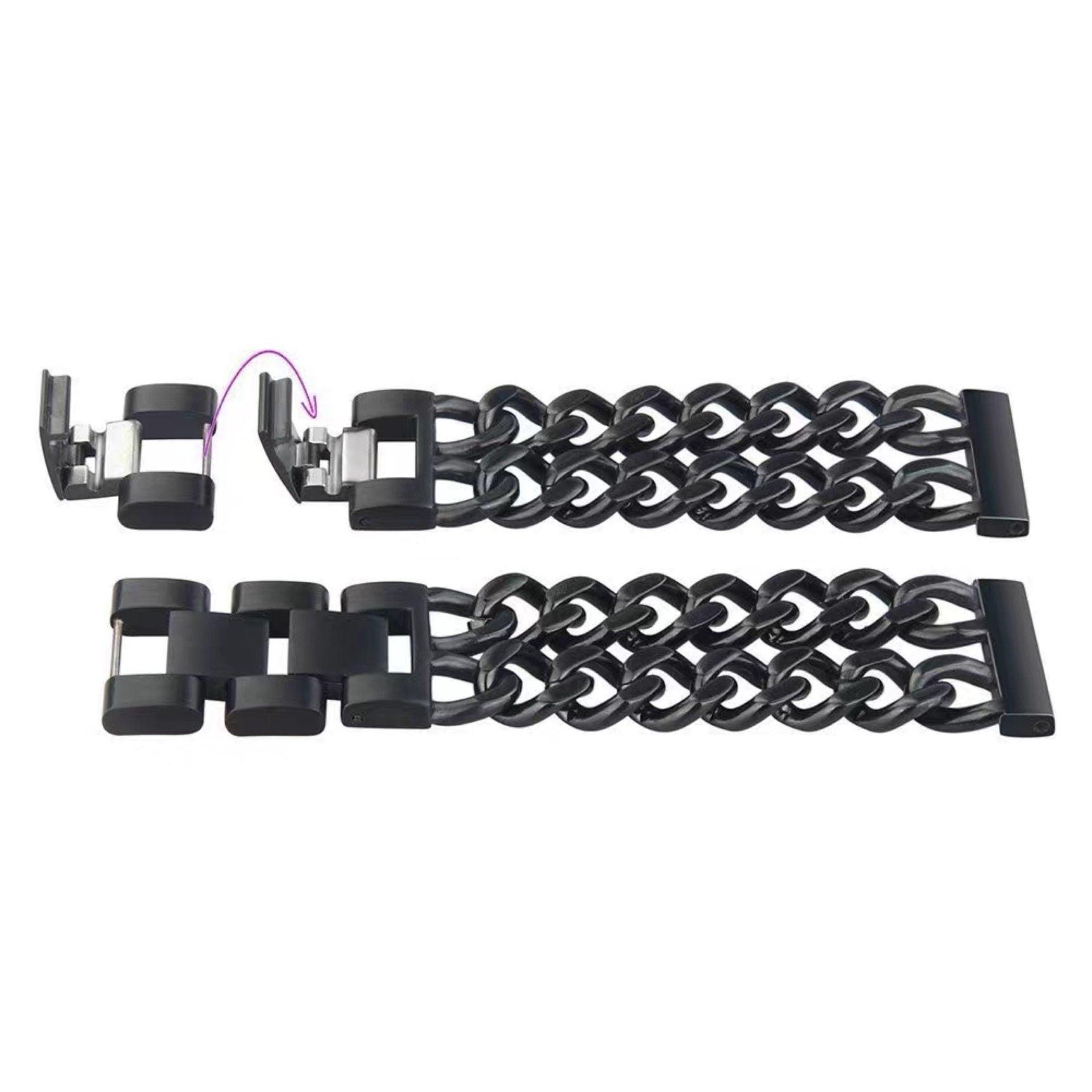 DoubleRowデニムチェーンストラップ Apple watch apple watch バンド givgiv