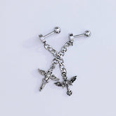 エンジェルクロスチェーンドロップピアッシング Piercing from lizzy