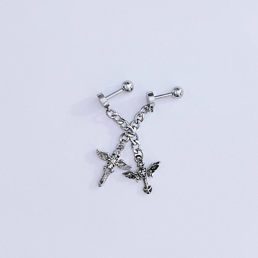 エンジェルクロスチェーンドロップピアッシング Piercing from lizzy