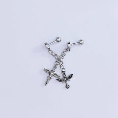 エンジェルクロスチェーンドロップピアッシング Piercing from lizzy