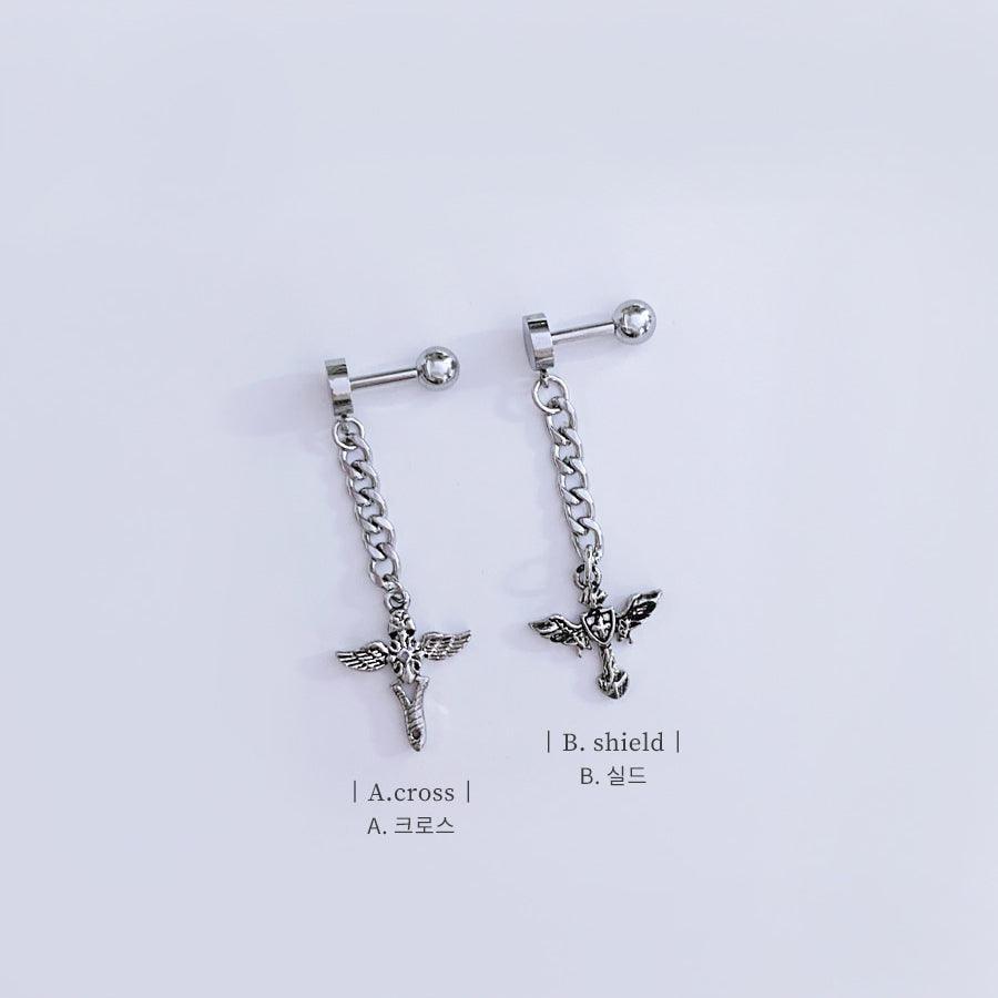 エンジェルクロスチェーンドロップピアッシング Piercing from lizzy