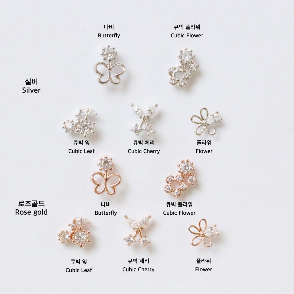 Flower Garden (ピアス/ピアッシング) Piercing bling moon