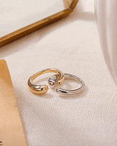 光沢カーブイヤーカフ Earcuffs soo&soo