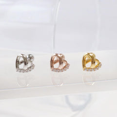 Heart Pretzel (ピアス/ピアッシング) Piercing bling moon