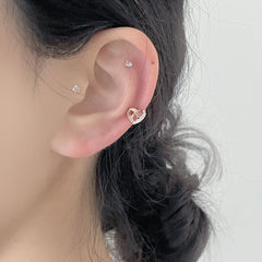 Heart Pretzel (ピアス/ピアッシング) Piercing bling moon