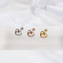 Heart Pretzel (ピアス/ピアッシング) Piercing bling moon