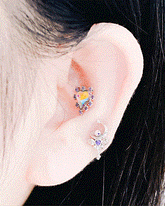 Heart Track (ピアス/ピアッシング) Piercing pink-rocket